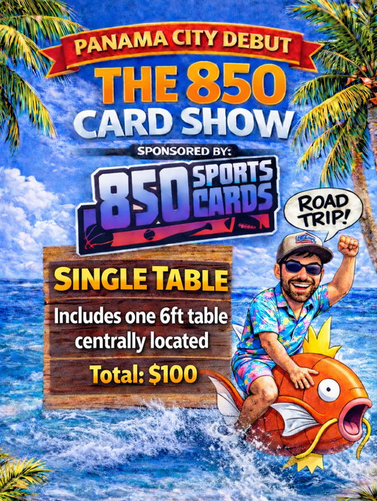 SINGLE TABLE - June 19 & 20, 2026 (Panama City Show)